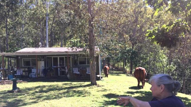 Supplied pictures of Win Arnold’s property at Netherdale which may have to make way for the Queensland Government's Pumped Hydroelectric dam