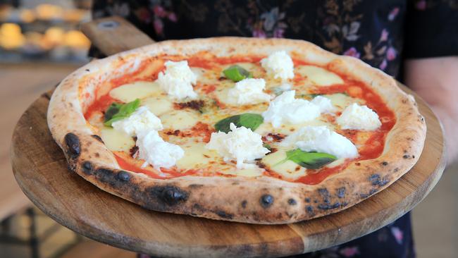 Neapolitan-style woodfired pizzas to go with the best coffee in Geelong. Picture: Peter Ristevski