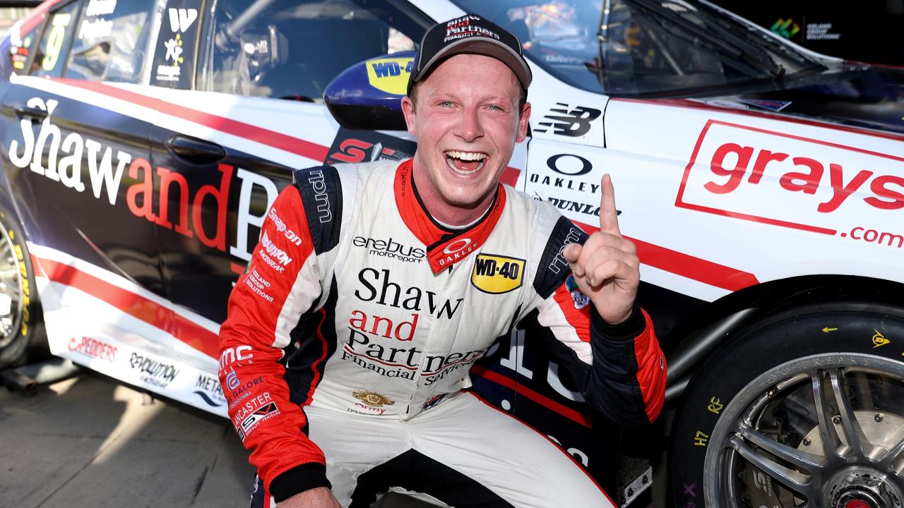 Will Brown was fired up in pit lane after the race-ending crash. Picture: Getty