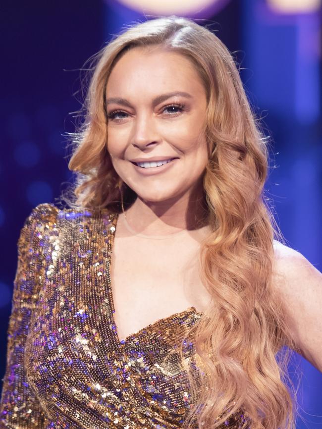 Lohan was a judge on The Masked Singer in 2020. Picture: Ten