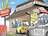 Mark Knight cartoon on drive-through vaccination centre