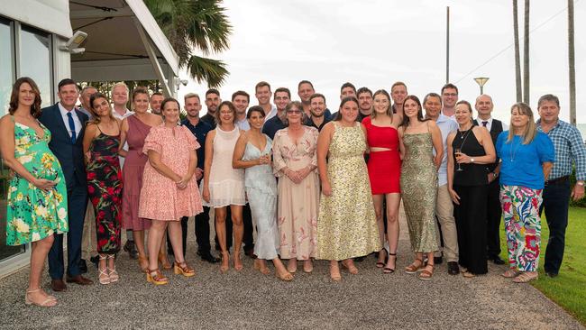 The Waratah Football Club representatives at the 2022-23 NTFL Nichols Medal Night. Picture: Pema Tamang Pakhrin