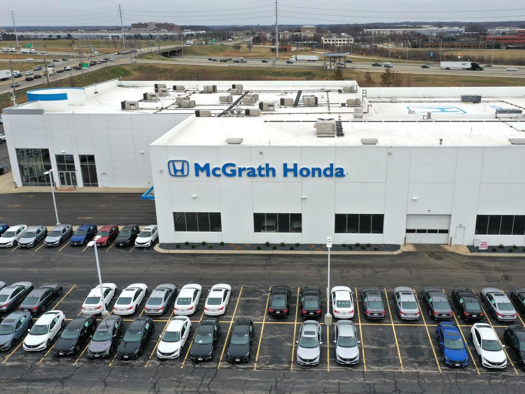 There’s a shortage of new cars worldwide. This yard in Illinois shows vehicles held-up by COVID-related plant shutdowns. Picture: Scott Olson