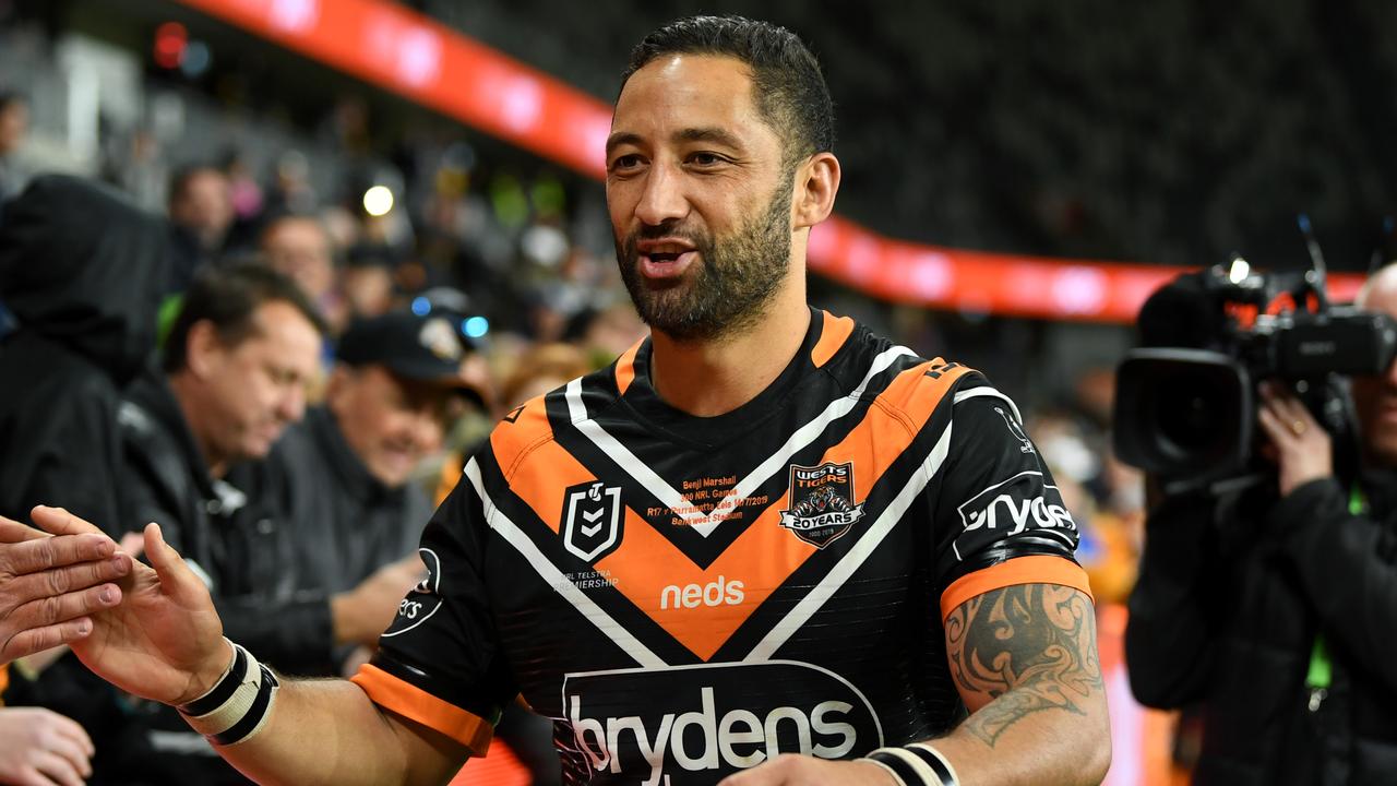 There are calls for Benji Marshall to play on in 2020.