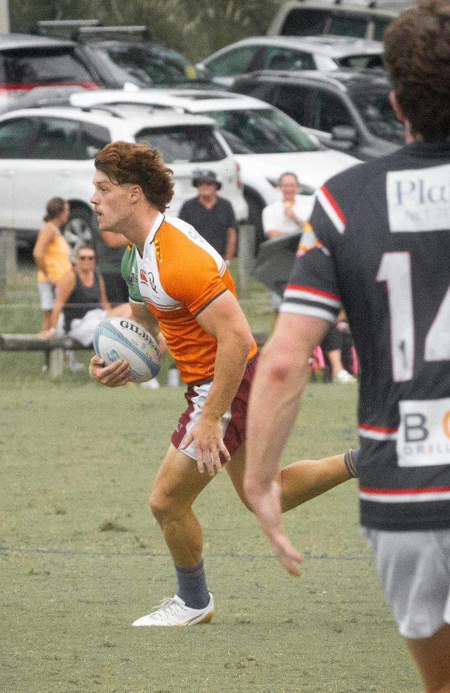 Jarrod Homan in action for the Reds Development XV. Picture: Arnold Crayford/ QRU.