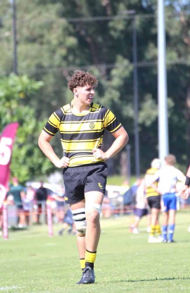 Ballymore Cup rugby action at the Albany Creek Brumbies Junior Rugby Union Club on Friday, April 12, 2024.