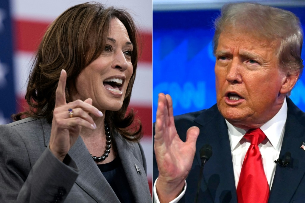 Trump offers three September debates against surging Harris The