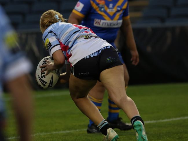 Warragamba’s Josephine Lenaz had a great game and scored a try. Photo: Warren Gannon Photography