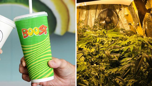 Cannabis boost juice art work for tiser