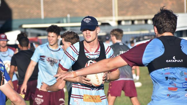 CQ Capras under-16, under-18, under-21 and senior men training at Kettle Park, Rockhampton, on December 3, 2022.