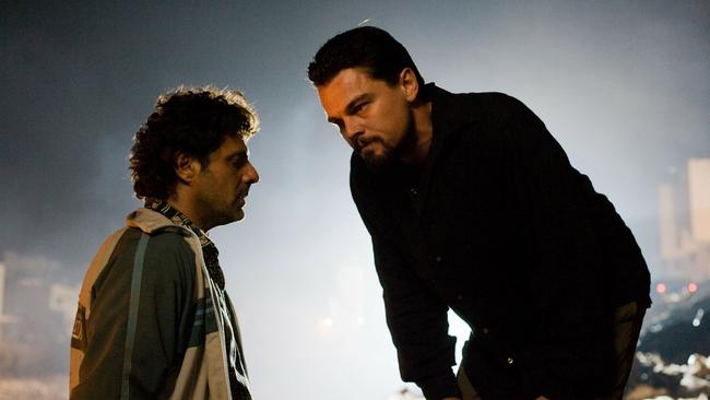 Vince Colosimo and Leonardo DiCaprio in Body of Lies.