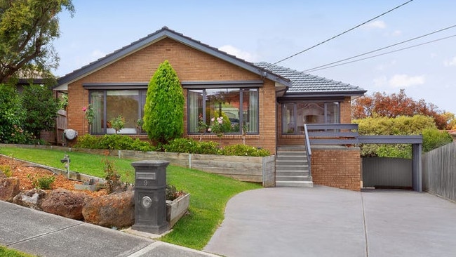 The three-bedroom house at 9 Jarrah Court, Greensborough, sold for $939,000 in January.