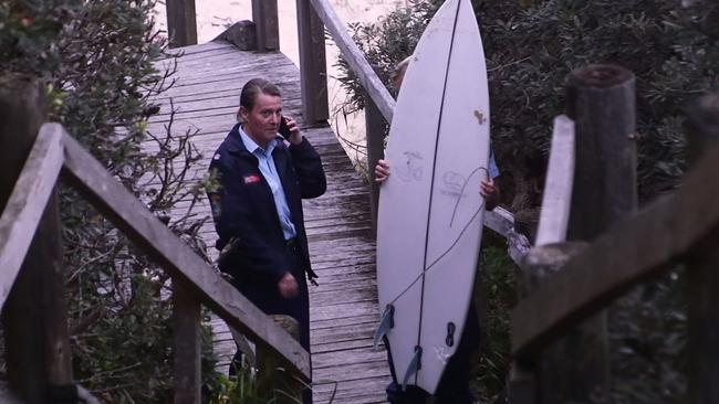 The teenager’s surfboard will be examined. Picture: Frank Redward