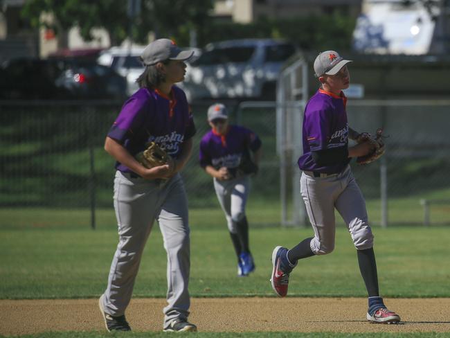 Met North V Sunshine Coast at the 12-14 years QLD School Sport 12-14 years Baseball Championships at Benowa. Picture: Glenn Campbell