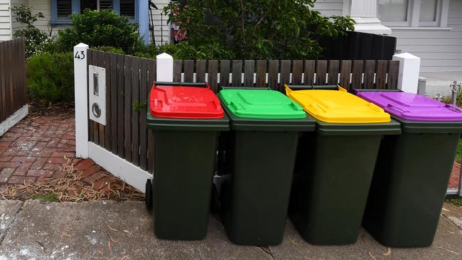 Victorians will soon have to sort their rubbish into four bins. Picture: AAP