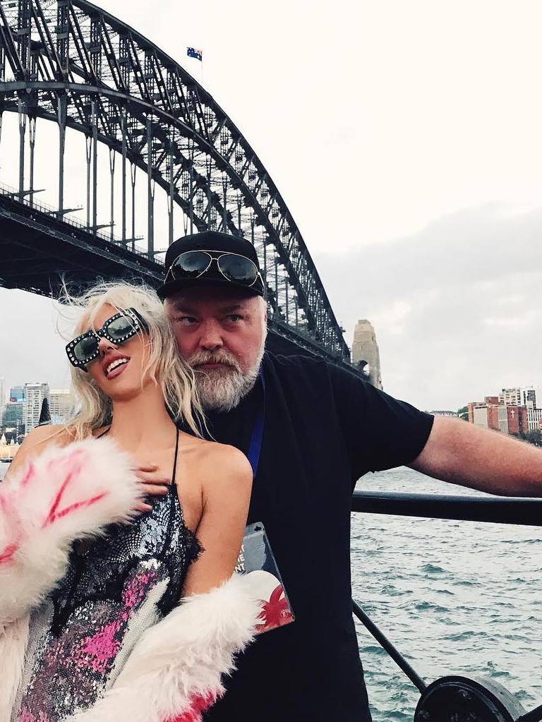 Kyle Sandilands and Imogen Anthony dated for eight years. Picture: Instagram