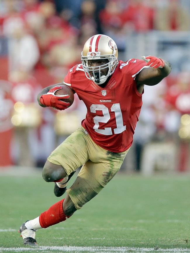 Frank Gore in full flight. Photo by Ezra Shaw/Getty Images)