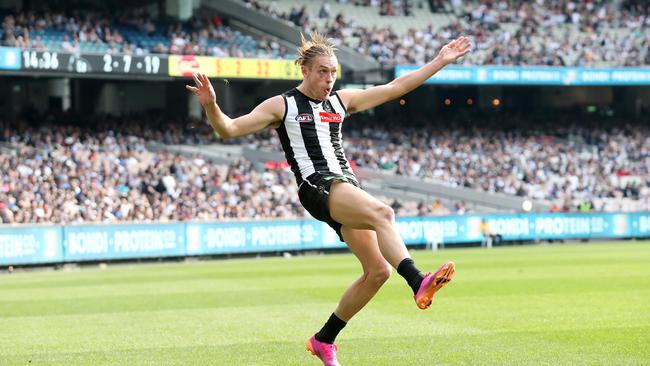 Darcy Moore suffered a season-ending knee injury. Picture: Michael Klein