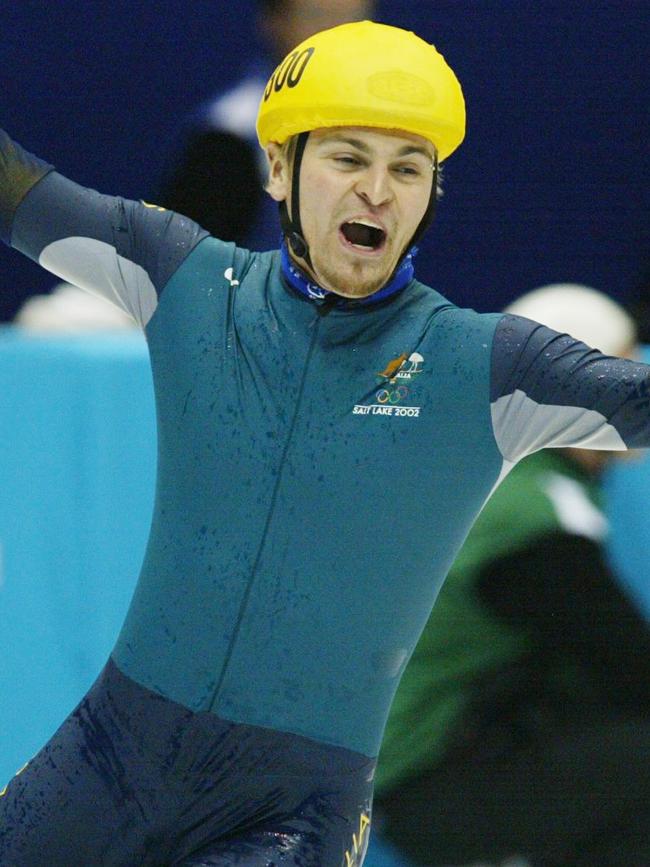 Winter Olympic great: Steven Bradbury.