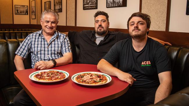 Adelaide Central Market icon Aces Pizza &amp; Liquor had a makeover in 2019 bringing on board superstar chef Duncan Welgemoed and Josh Lansley. It eventually closed its doors in early 2022. Picture: Brad Fleet