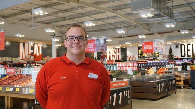 Store manager Jeff Streatfield is excited to open the new Mount Gambier Coles on Wednesday. Picture: Jessica Ball