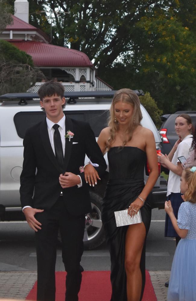 Bessie Eastwell and Jack Phelan at the 2024 Warwick State High School formal. November 15, 2024.