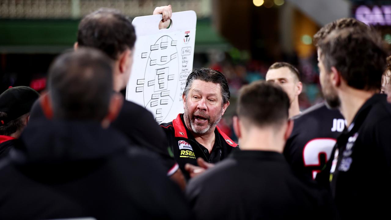 Brett Ratten has helped put the Saints back on track in 2022. Picture: Getty Images