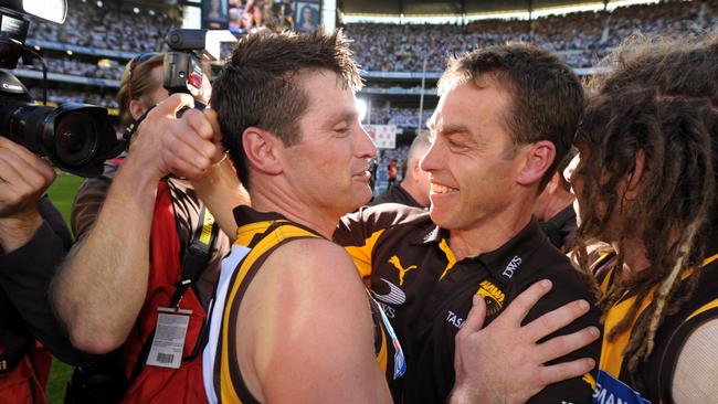 Crawf’s favourite memory at the home was Alastair Clarkson showing up with three premiership cups.