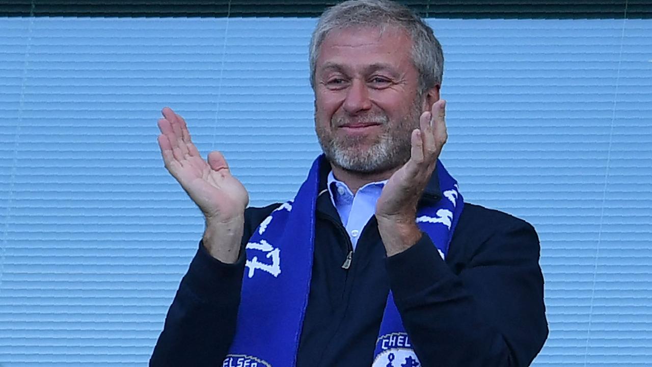 Roman Abramovich has been forced out of Chelsea. (Photo by Ben STANSALL / AFP) /