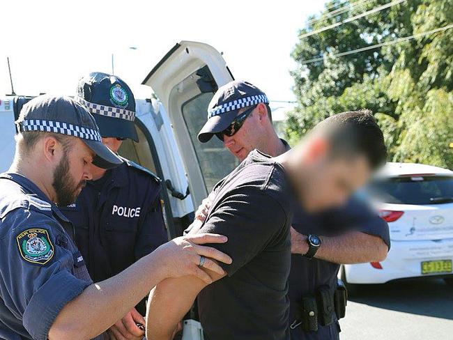 Officers from Strike Force Bamberry, a six-month investigation into the manufacture of drugs on the Central Coast, carried out raids yesterday.