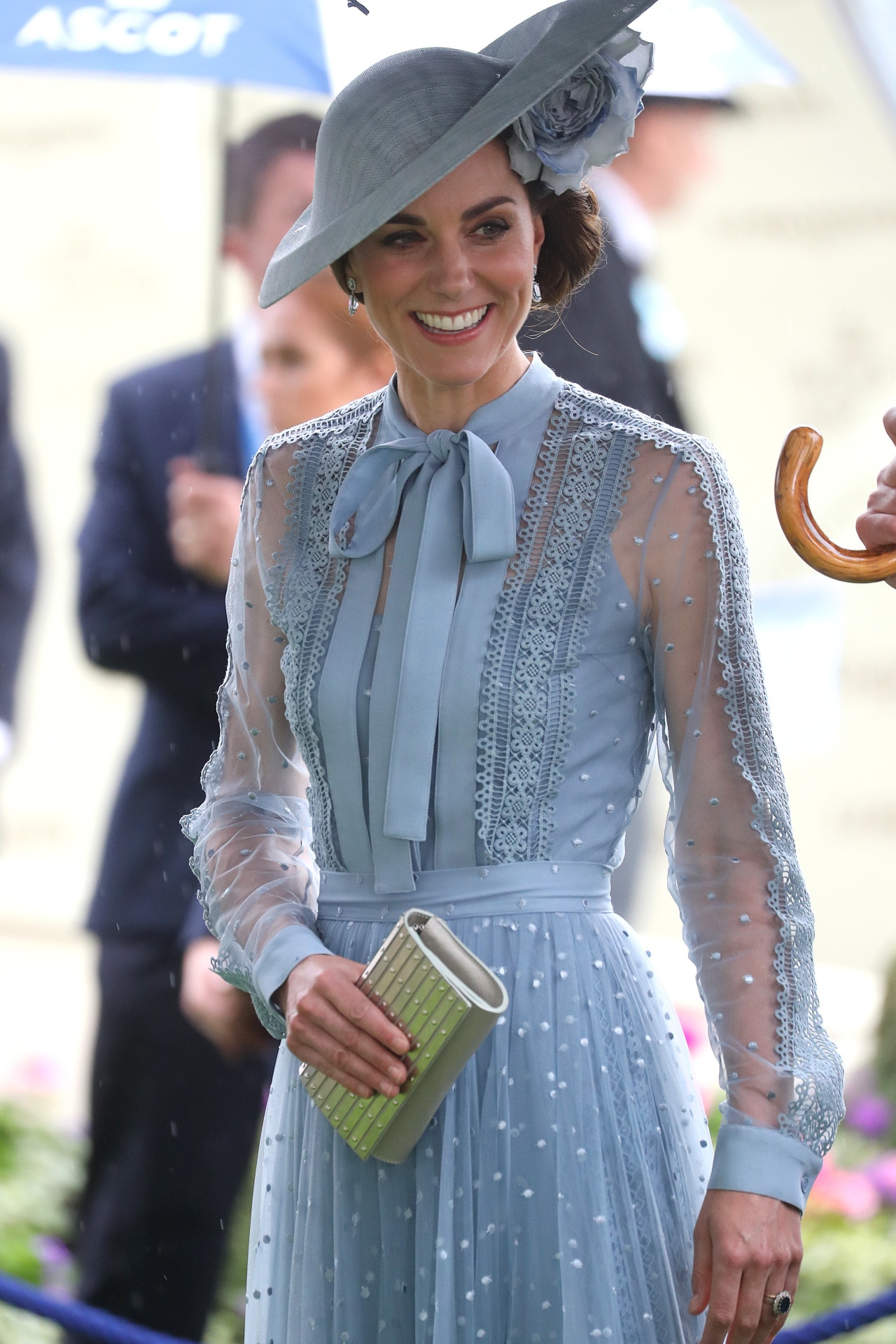 Kate Middleton led the blue trend in Elie Saab at Royal Ascot 2019 Vogue Australia