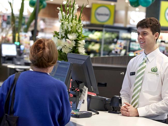 All staff now get the “Woolies welcome”.