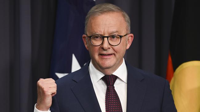 Prime Minister Anthony Albanese didn’t have a great year. Picture: NewsWire / Martin Ollman