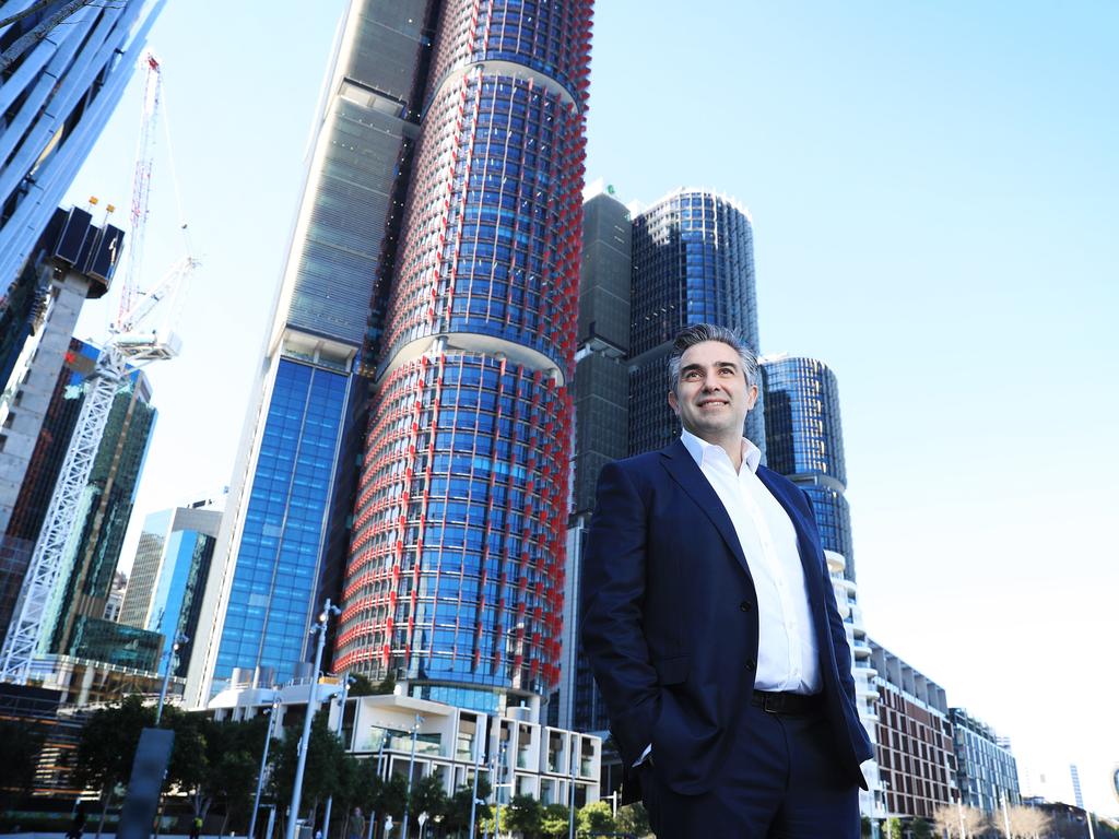 Lendlease CEO Tony Lombardo is among the group that will release the roadmap to emissions cuts. John Feder/The Australian.