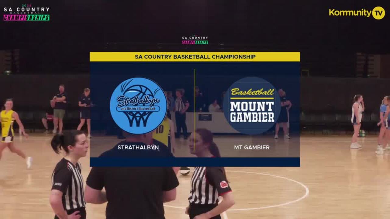 Replay: Strathalbyn v Mt Gambier (U18 Girls Div 1 SF)—SA Junior Country Basketball Championships Day 2