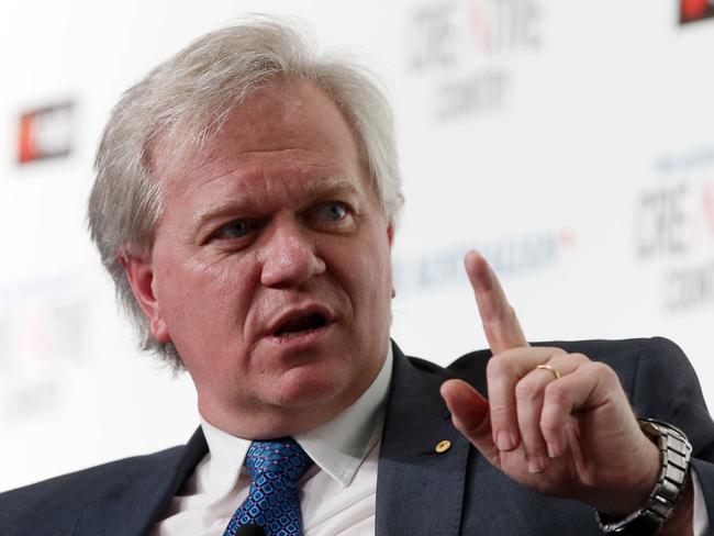 28/7/16 Professor Brian Schmidt (Vice Chancellor, Australian National University) speaks during The Australian's Creative Country conference in Melbourne. Aaron Francis/The Australian