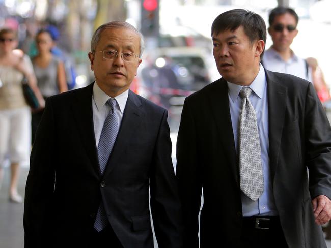 Zhang Jijing (left), president of Citic Pacific.