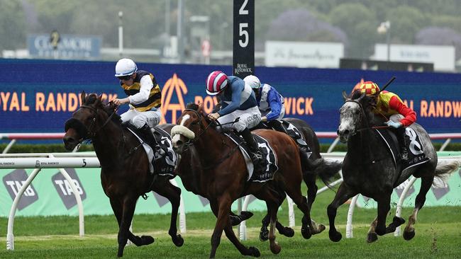 Tommy Berry riding Athabascan. Photo by Jeremy Ng/Getty Images.