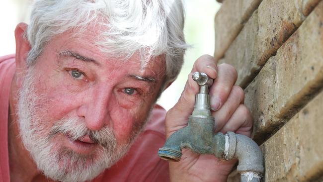 Couran Cove Island Resort residents like Mark Pitt face having their water and electricity cut off. Picture Glenn Hampson