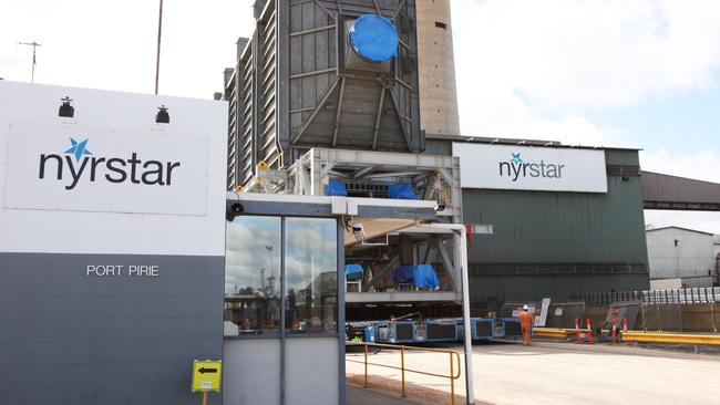 File photos of Nyrstar’s smelter at Port Pirie. Picture: Karen Seindanis