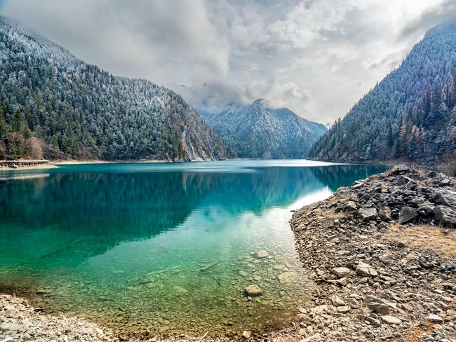 Its name means “Valley of Nine Villages” referring to nine Tibetan villages in the park and is known for its stunning landscapes, turquoise lakes, waterfalls, forests and snow-capped peaks. Photo: istock