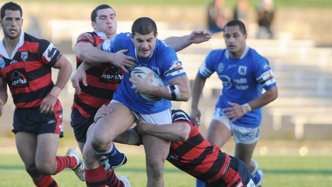 Moujalli in action as a Newtown Jet in 2010.