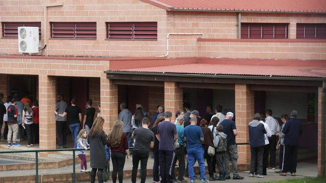 Campbelltown Council election day at Eschol Park Public School. Picture: Robert Pozo