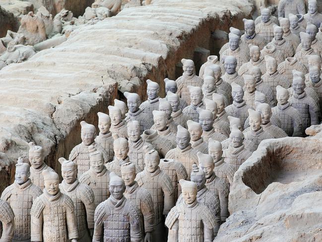 You can see 2000-year-old terracotta warriors at the NGV this year. Picture: Supplied