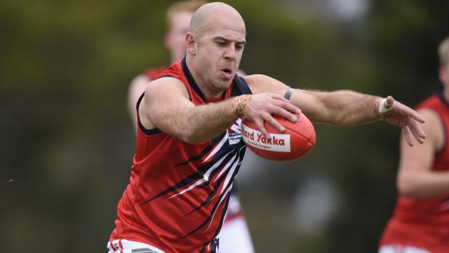 Matthew Sharpe kicked one goal on Saturday. Photo Christopher Chan