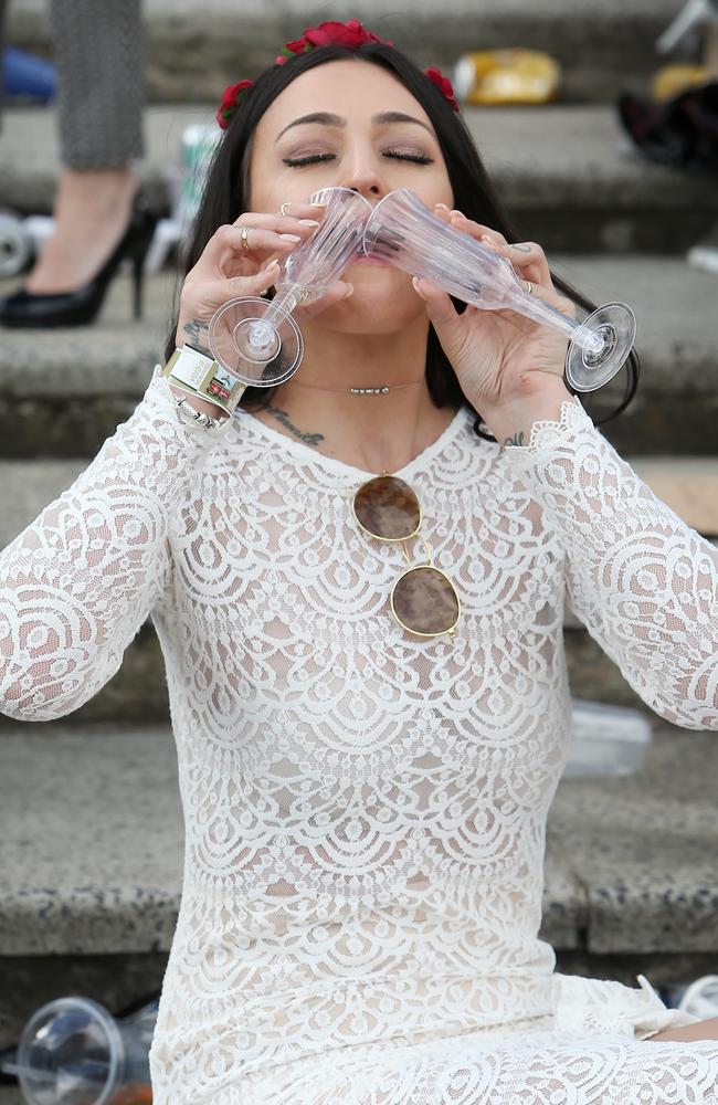 Past Melbourne Cup Worst Drunk Disorderly Racegoers Gallery 8316