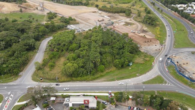 The site of a proposed retail development on the Captain Cook Hwy. PICTURE: BRENDAN RADKE