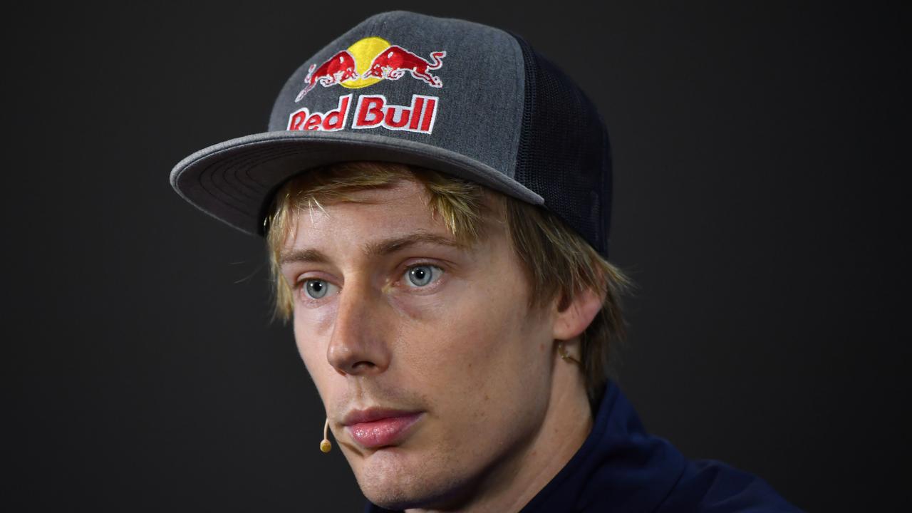 The pressure was showing for Toro Rosso driver Brendon Hartley.
