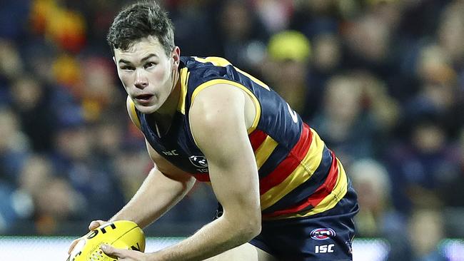 Mitch McGovern has big decision whether to remain with premiership favourite Adelaide or accept massive offer from Fremantle.  Picture Sarah Reed