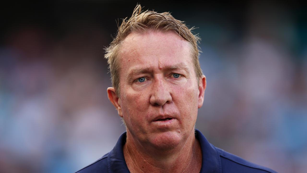 Roosters coach Trent Robinson’s side has lost the last 7 games against Penrith. (Photo by Mark Kolbe/Getty Images)